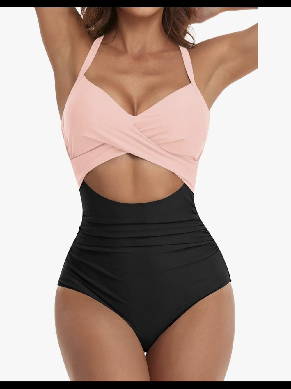 Eomenie Cutout One-Piece Swimsuit #1445 NWOT